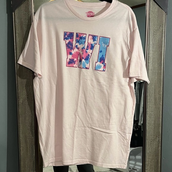 Pink Wisconsin Tee - Picture 1 of 4